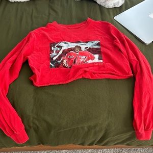 Cropped Notorious BIG long sleeve